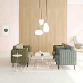 Multi Three Seater Office Fabric Lounge Sofa - Gavisco Office Furniture